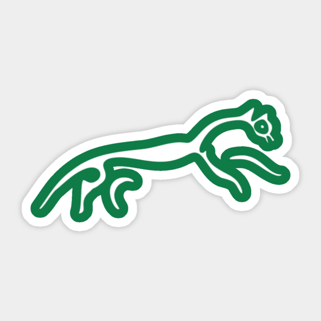 Uffington White Horse Sticker by Celtic Morrigan